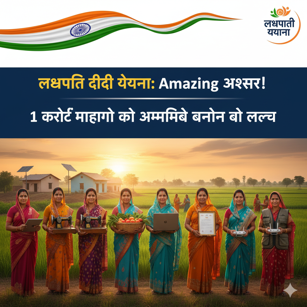 लखपति दीदी योजना: Amazing अवसर! 1 करोड़ महिलाओं का आत्मनिर्भर बनने का लक्ष्य