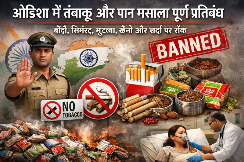 ओडिशा तंबाकू पान मसाला बैन 2026: खतरनाक नशे पर ऐतिहासिक सख़्त फैसला, 7 बड़े बदलाव | BIG Relief