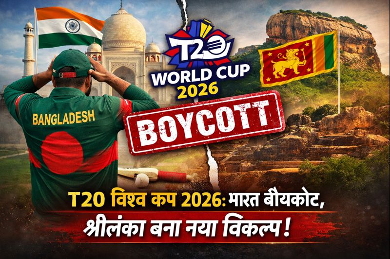 T20 विश्व कप 2026 बांग्लादेश बॉयकॉट: भारत में खेलने से बड़ा इंकार, श्रीलंका बना मजबूत विकल्प | Exclusive