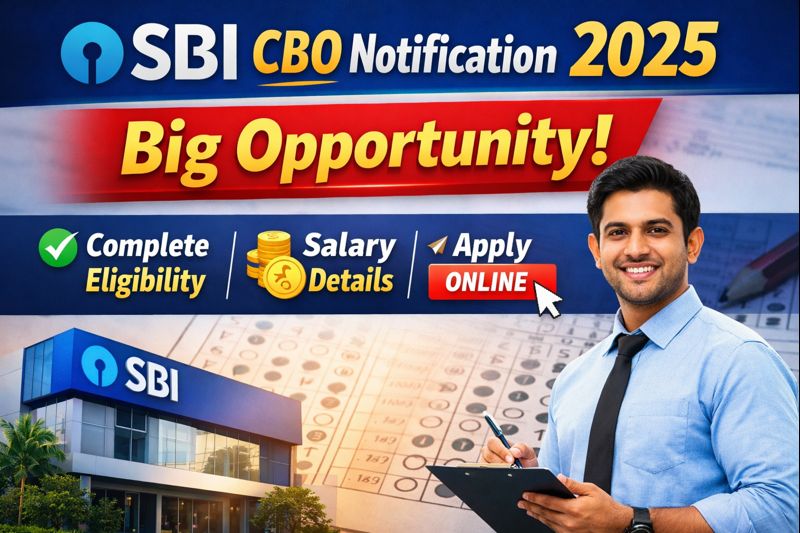 SBI CBO Notification 2025: Big Opportunity, Complete Eligibility, Salary & Apply Online
