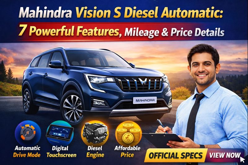 Mahindra Vision S Diesel Automatic: 7 Powerful Features, Mileage & Price Details