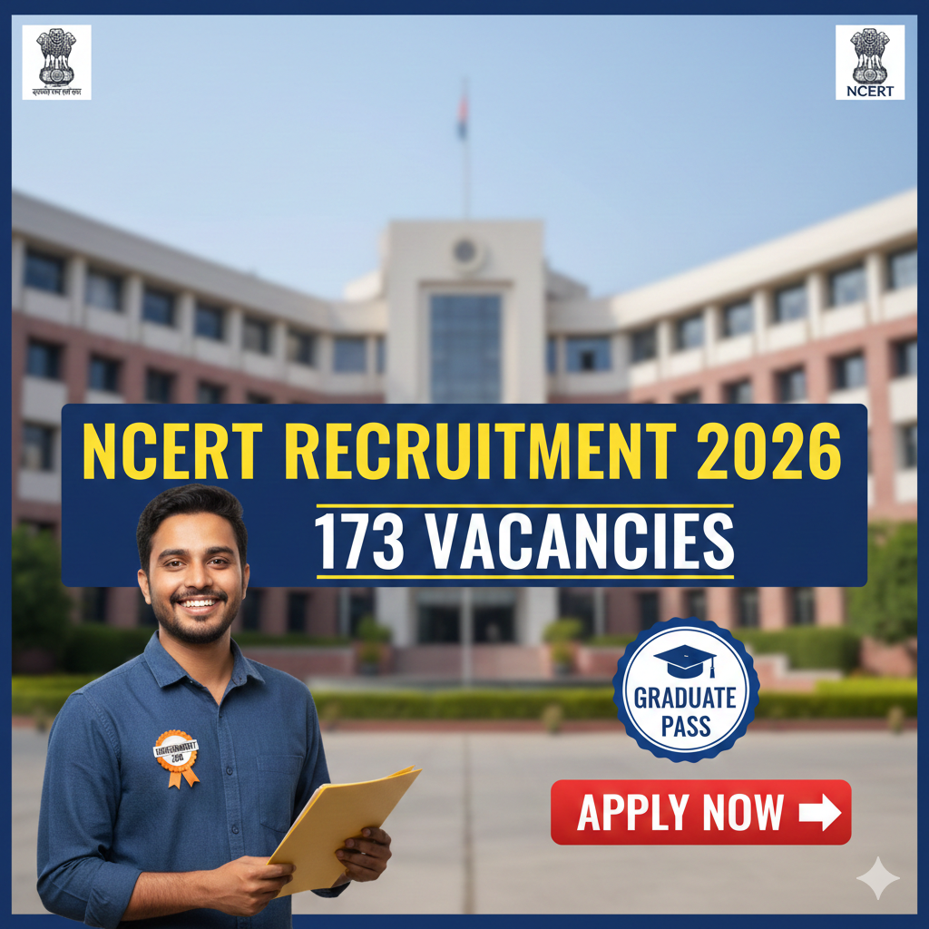 NCERT Non-Teaching Recruitment 2026: 173 पदों पर सरकारी नौकरी का Big Golden