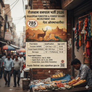 Rajasthan Forest Guard Recruitment 2026
