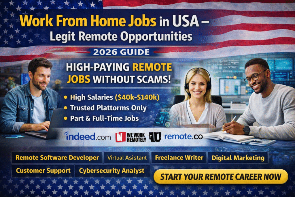 Work From Home Jobs in USA