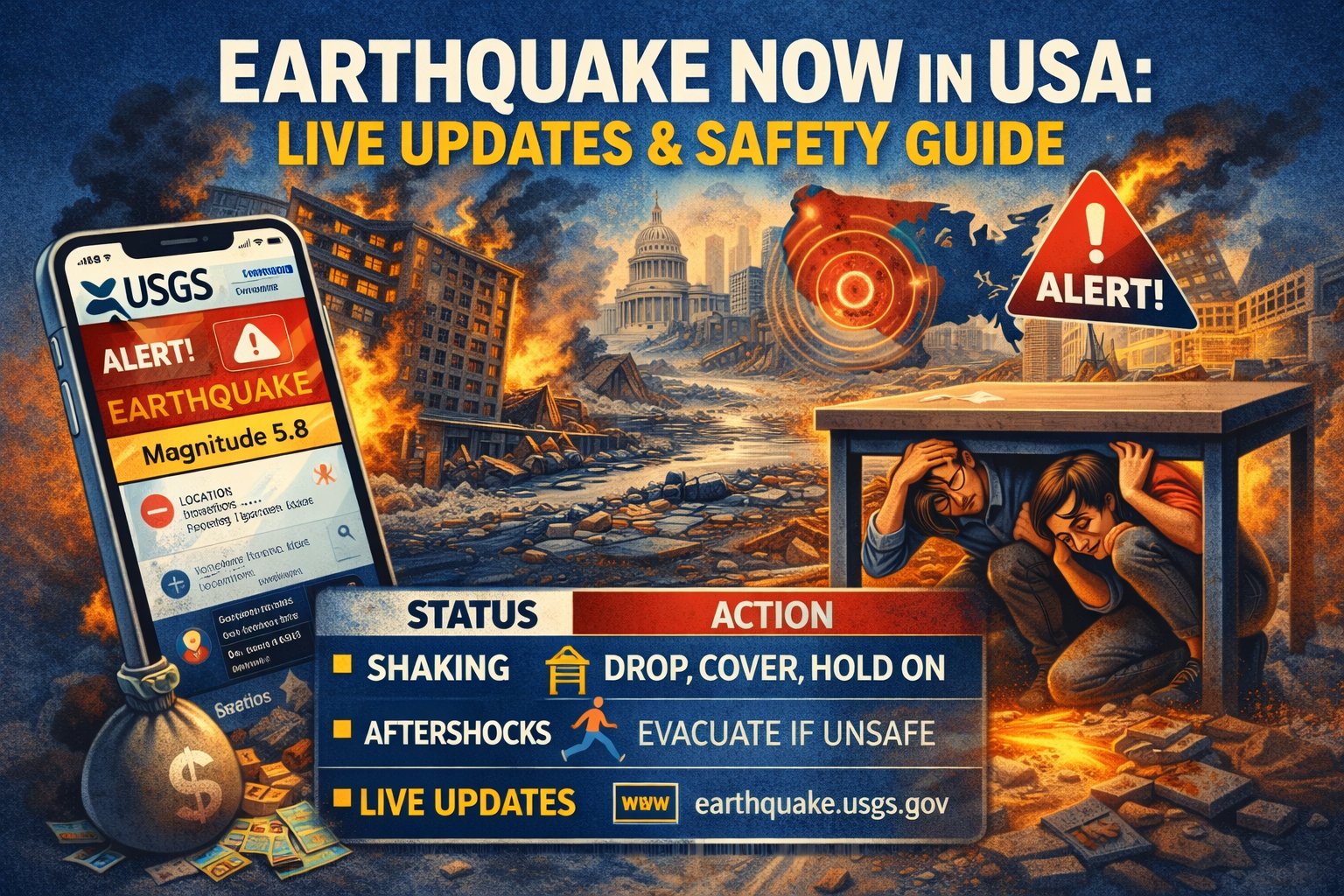 Earthquake Now in USA: Live Updates, Latest Tremors & Safety Preparedness Guide (2026)