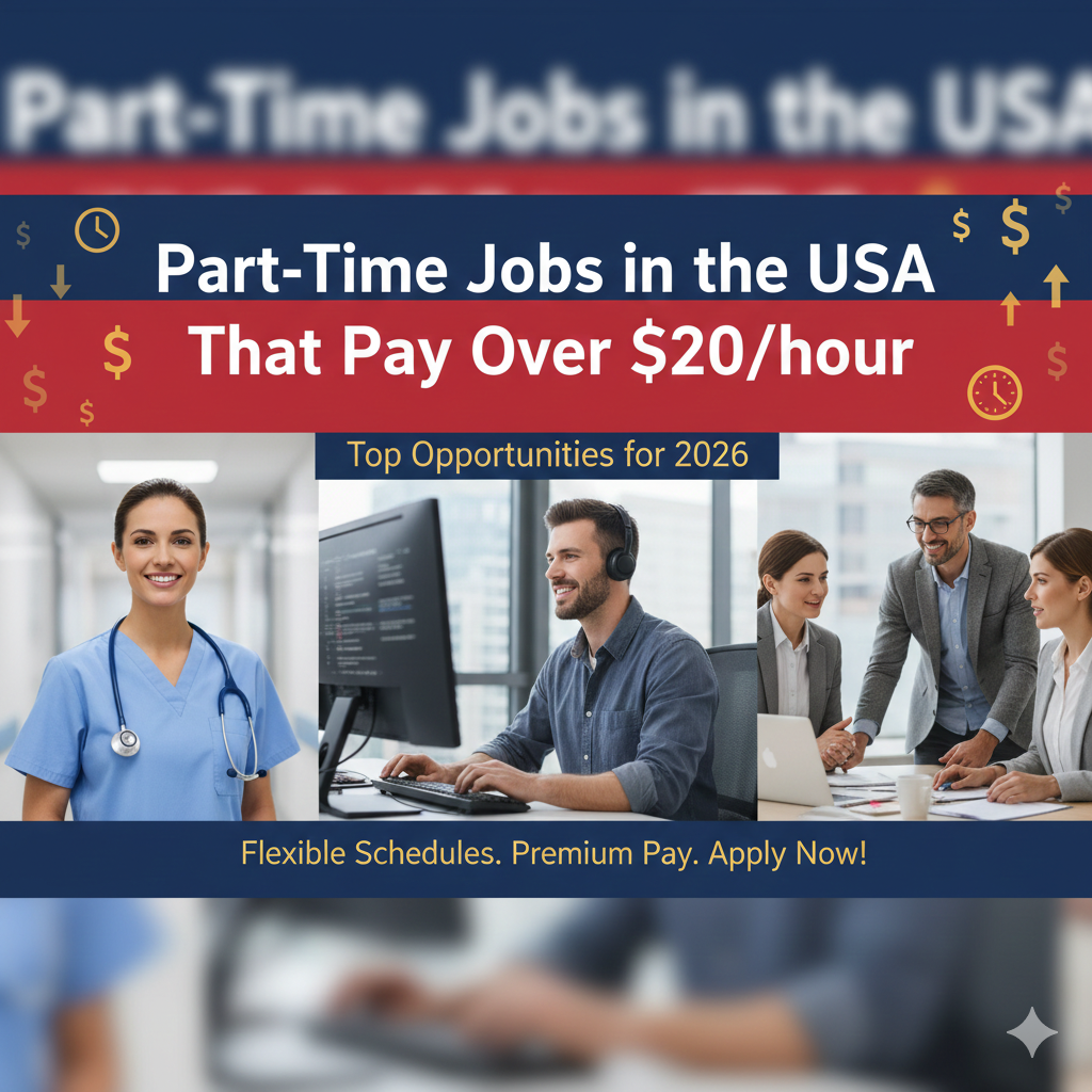 Part-Time Jobs in the USA That Pay Over $20/hour | Top High-Paying Opportunities 2026