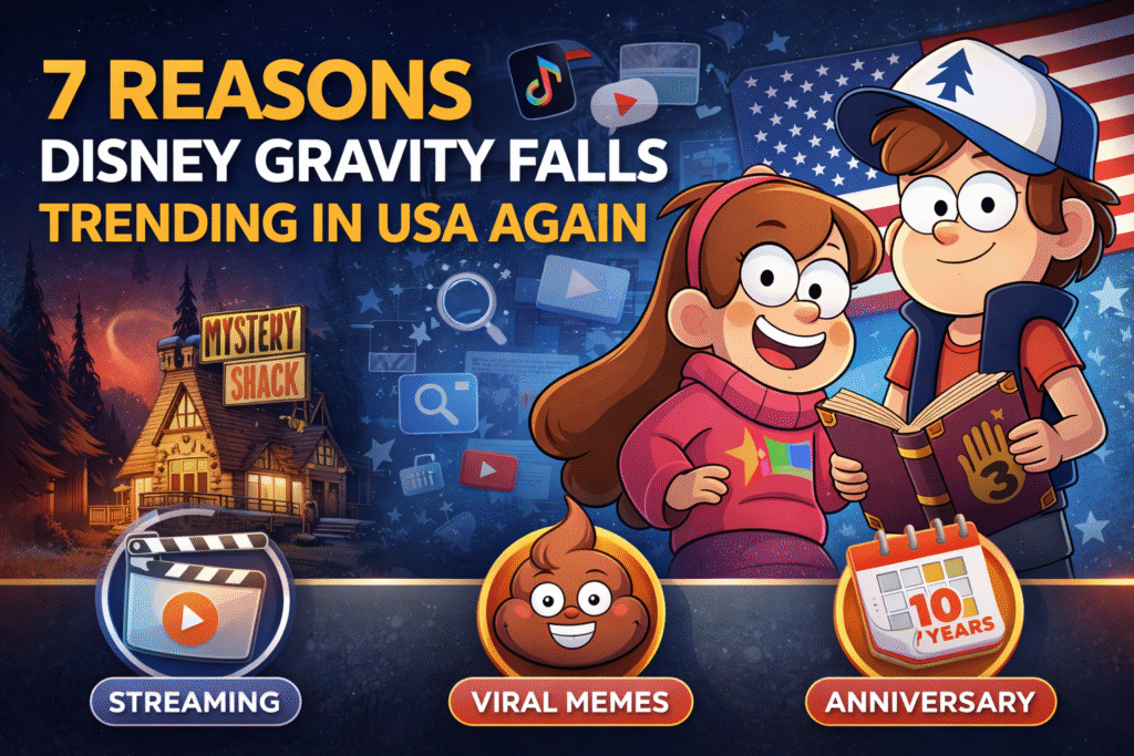 Disney Gravity Falls trending in USA