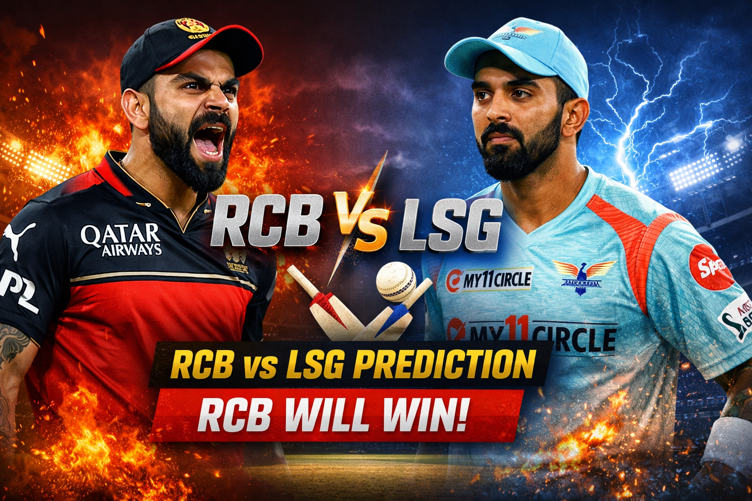 RCB vs LSG Prediction: 7 Shocking Reasons RCB Will Win the Match!