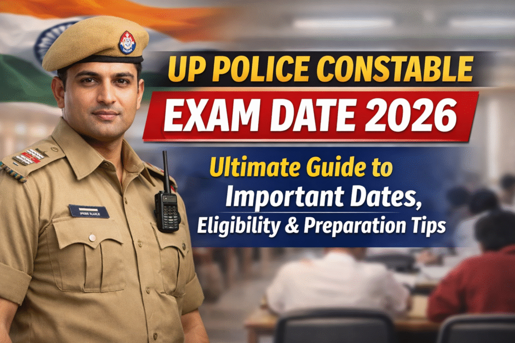 UP Police Constable Exam Date 2026